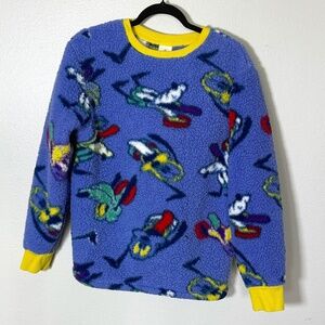 Disney fleece Pullover‎ Sweatshirt Size S